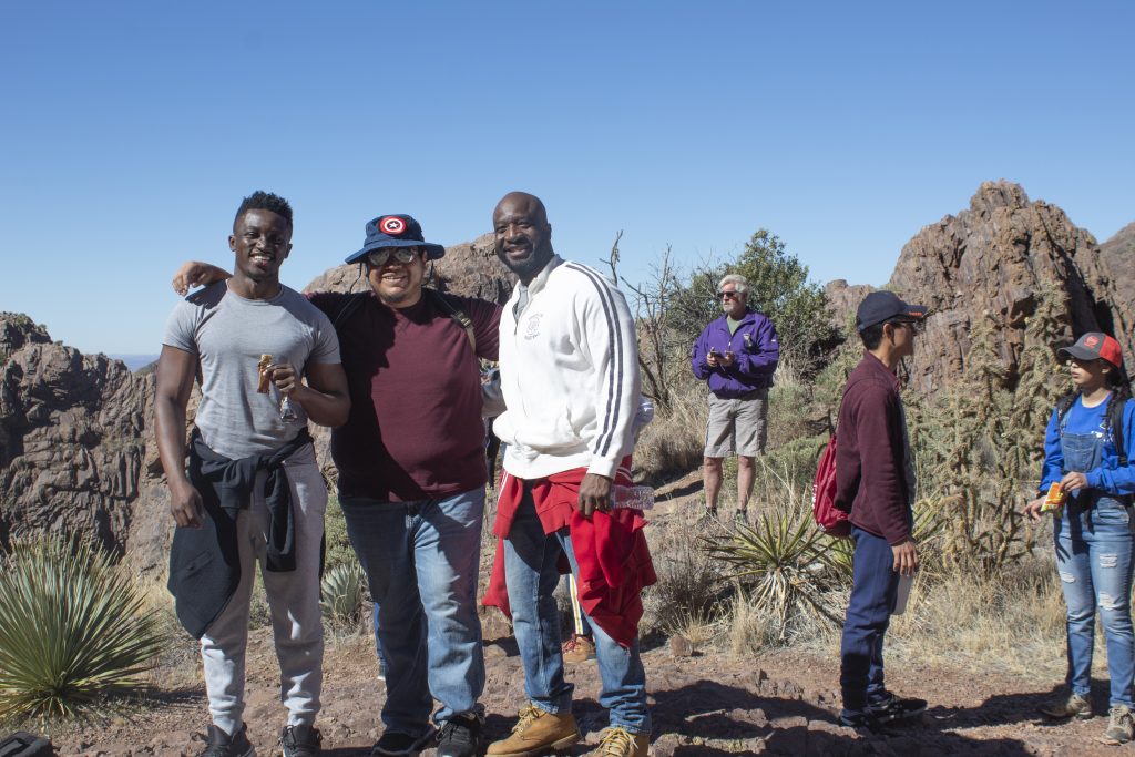 Hiking with the members of Men of Color